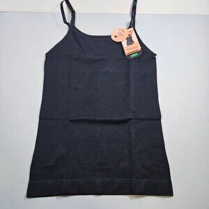 Shapermint All Day Everyday Scoop Neck Cami Women Size Large NWT Adjust BLACK